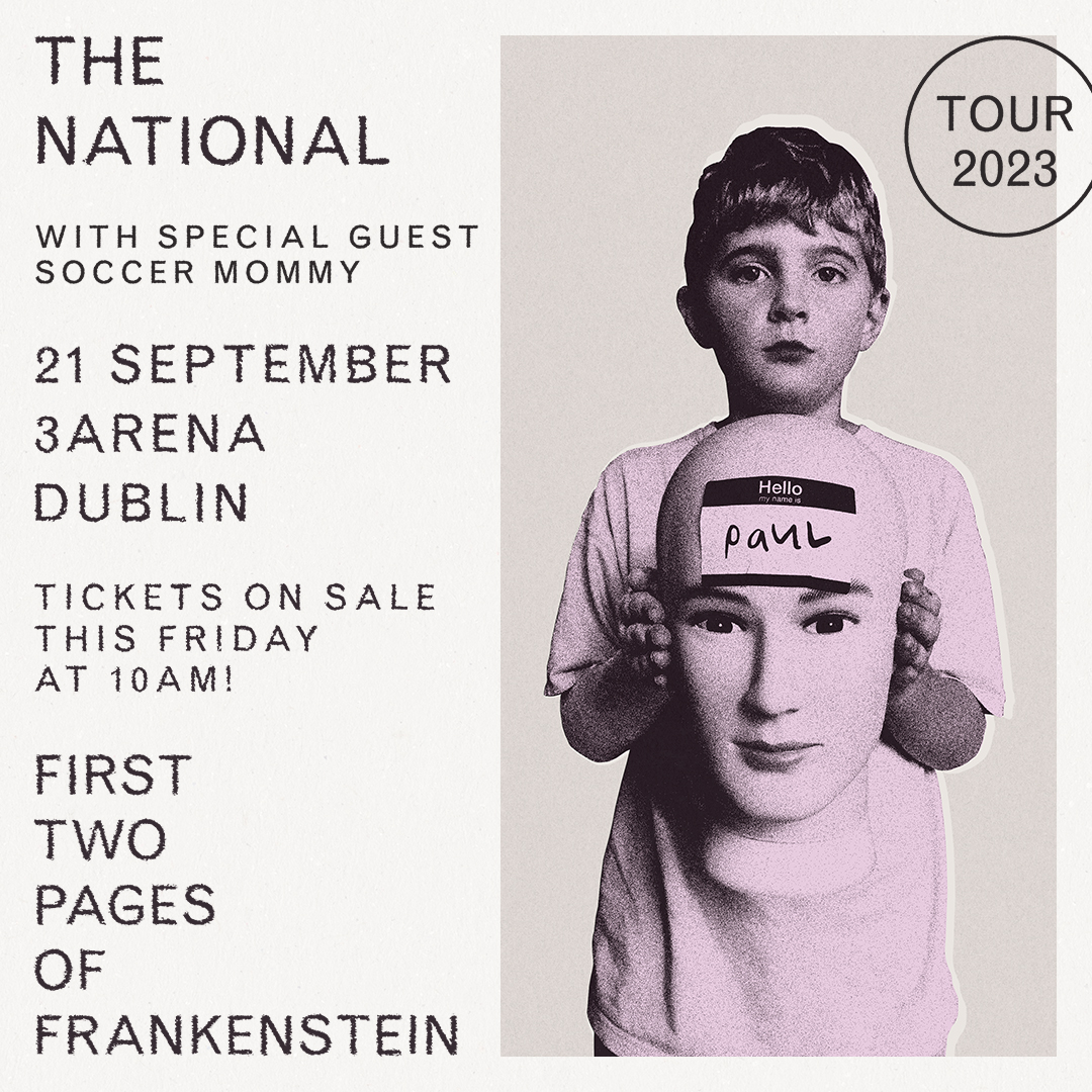 aikenpromotions's tweet image. ⚡️𝗧𝗛𝗘 𝗡𝗔𝗧𝗜𝗢𝗡𝗔𝗟⚡️

@TheNational will be in the 3Arena this September🤩 Set your alarms for 10AM this Friday when tickets go on sale ⏰ 

#thenational #3arena #soccermommy #firsttwopagesoffrankenstein