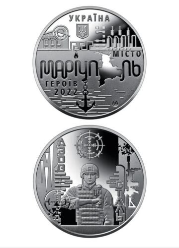I’ve got one coin to spare. Shipment to european countries would be $9. Send me one offer as a “private message” and I’ll sell it to the highest bid. The profit will end up in my own pocket. #Mariupol Hero City of #Ukraine. #Azovstal. I’ll give this 1-2 days, then I’ll delete it.
