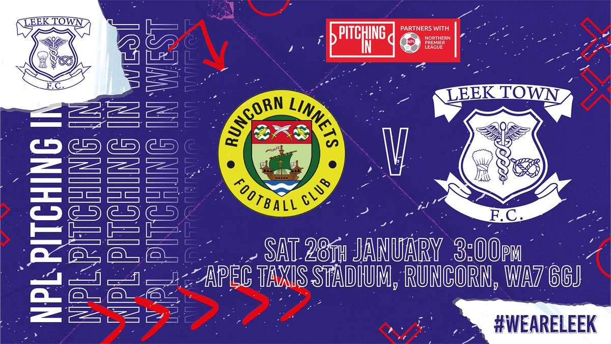 Its another big one - 2nd versus 4th

Who is making the trip to Cheshire

🆚 Runcorn Linnets
🗓 Saturday 28 Jan 
⏰ 3pm
📍 WA7 6GJ
🎫 Adults £10 Conc £7 U18s Free