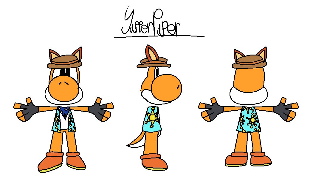 PaperYaper's tweet image. Goofy refs of me drawn by (@/_TeamSMK_) and (@/FrostbItN3)