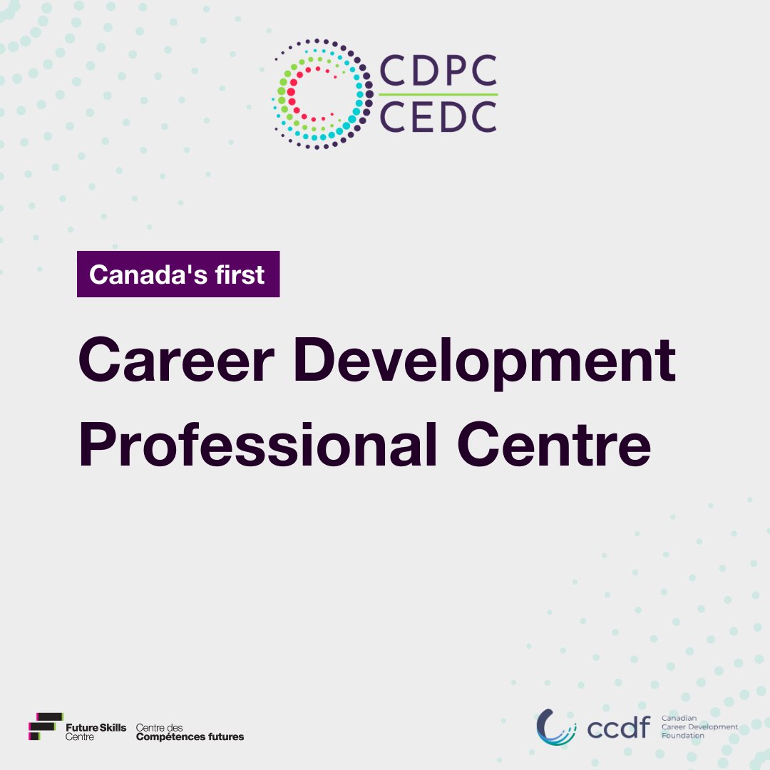 fsc_ccf_en's tweet photo. @CanceHo @SareenaHopkins @maher_trina @goUFV @CCDFFCDC @ESDC_GC @Blueprint_ADE @ConfBoardofCda @TorontoMetDI @MagnetToday We’re building excellence and innovation with key partners in #CareerDevelopment with news: a special home for career professionals to learn, exchange and grow in the #FutureOfWork.

@sareenahopkins announces the CDPC at #Cannexus.
Learn more: https://t.co/ftZoFXsTPJ https://t.co/UmObBFqjmT