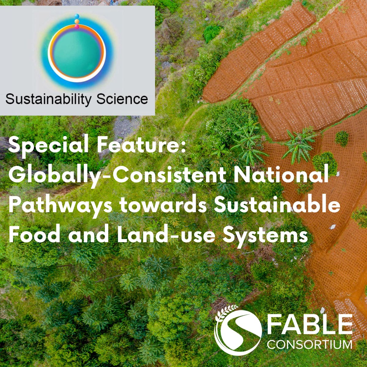 UNSDSN's tweet photo. Exciting news! A new special feature in #SustainabilityScience demonstrates a participatory, integrated approach to transform food and land-use systems to sustainable trajectories in 12 countries! 
👉🏽https://t.co/pYeDQ6mwye
#FABLEconsortium
@IIASAVienna @BiovIntCIAT_eng @UK_CEH https://t.co/KG5fYPNnRS