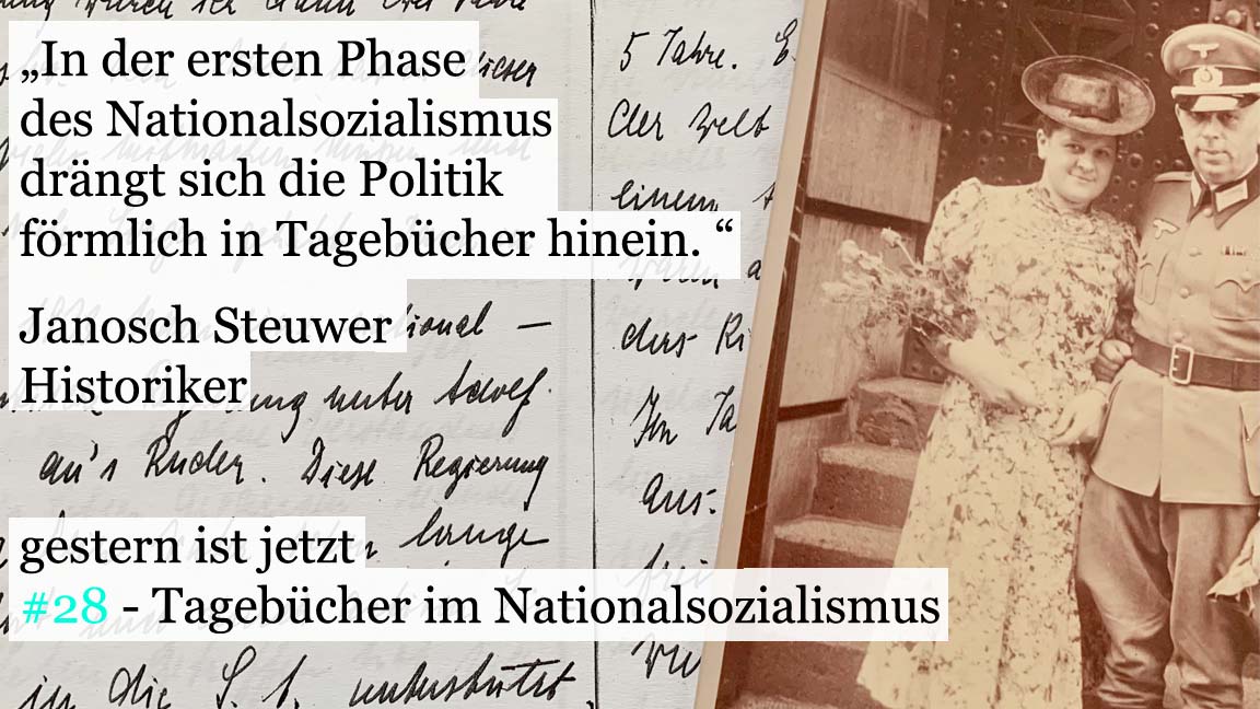 Tagebuch schreiben war in der NS-Zeit sehr beliebt – bei Regimebefürwortern ebenso wie bei -kritikern. Aber wie genau muss man sie lesen? Der Historiker <a href="/janosch_steuwer/">Janosch Steuwer</a> von der <a href="/UniHalle/">Universität Halle (inaktiv)</a> weiß mehr. Hört rein #28 ist online! #podcast #nationalsozialismus #faschismus