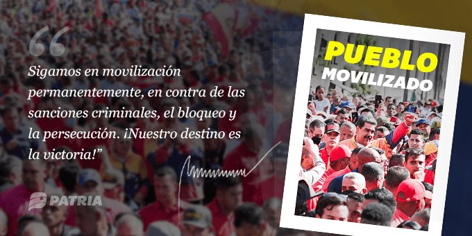 Bonosdelapatri1's tweet photo. ATENCION.

INICIA LA ENTREGA DEL BONO PUEBLO MOVILIZADO ENVIADO POR EL PRESIDENTE NICOLAS MADURO.

“Sigamos en movilización permanentemente, en contra de las sanciones criminales, el bloqueo y la persecución. ¡Nuestro destino es la victoria!” https://t.co/Sq03bfPtMi