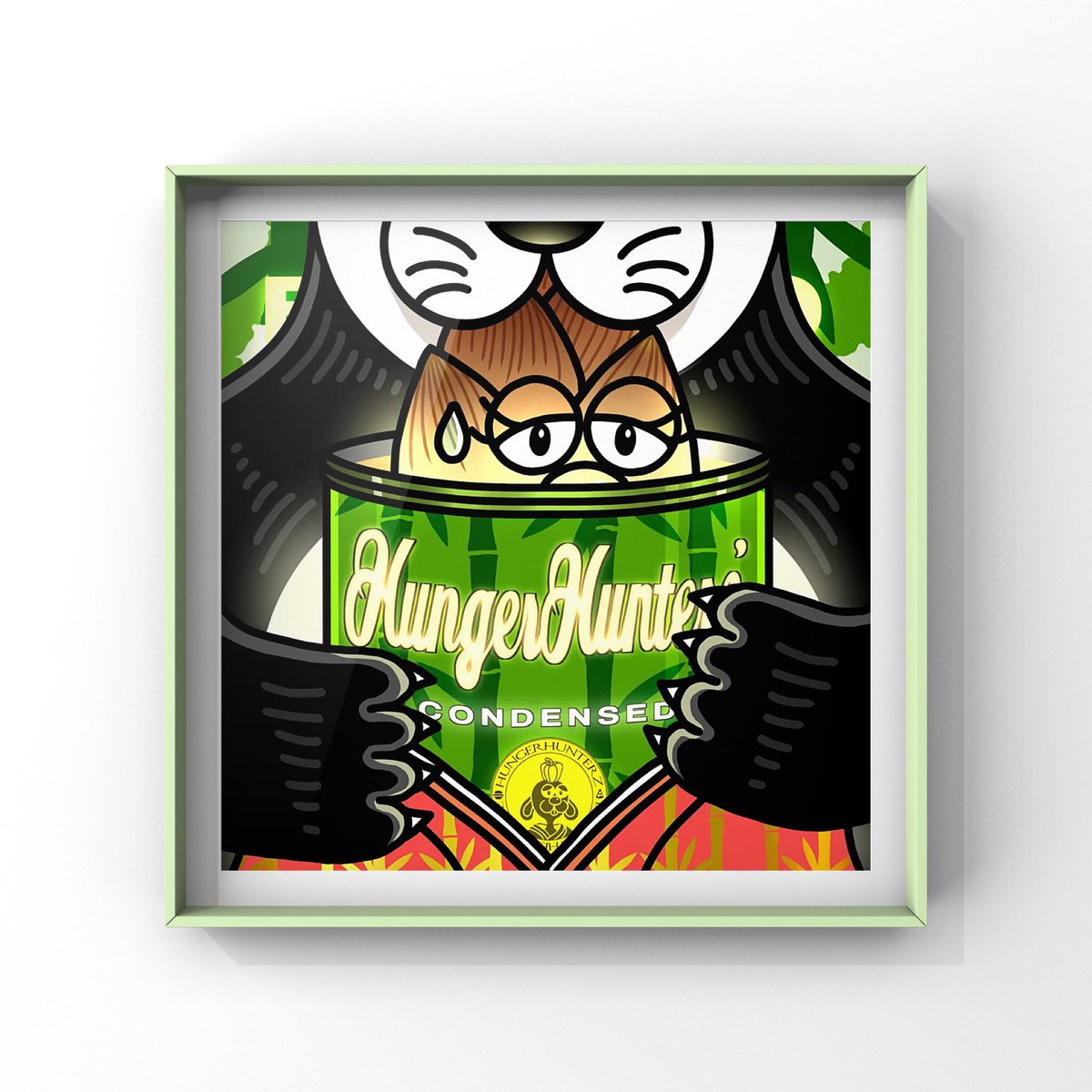 Hunger_Hunterz's tweet photo. New Soup Can in stock!

" Hunz in Panda's Hands "
Inspired by the tale of
bamboo cutter☟

#0345 
Available now 0.02 ETH
Link in comment
#NFT #NFTs https://t.co/L8FojyAJTz