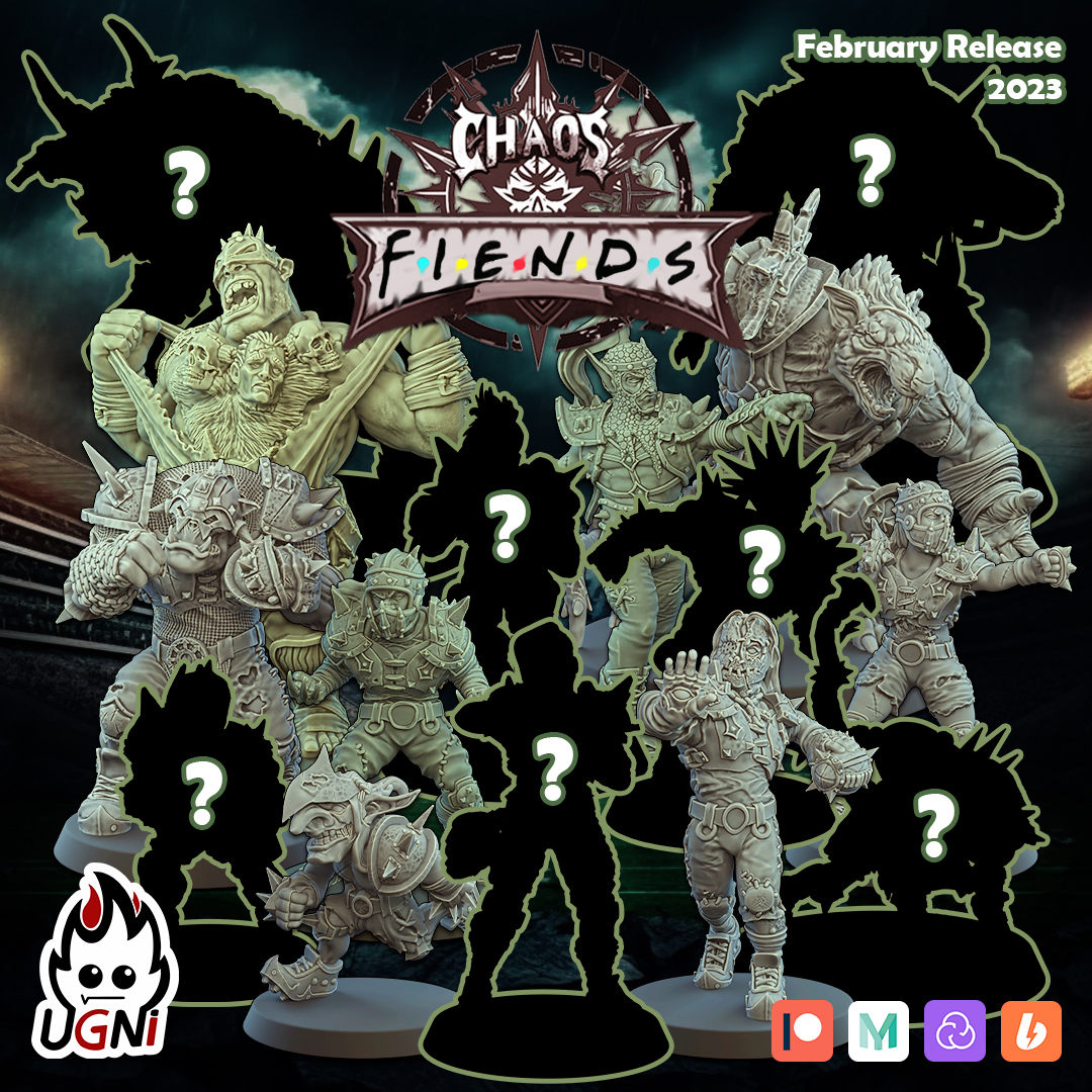 UGNI_Miniatures's tweet photo. February Preview! Chaos of fiends!

#bloodbowl https://t.co/VXLjltNZDo