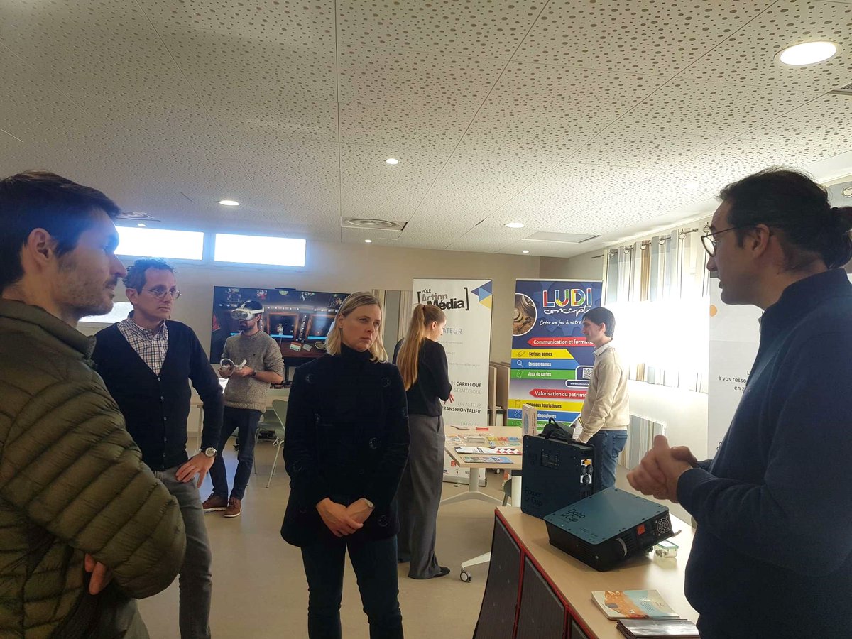 datacup_io's tweet photo. Vendredi dernier: DataCup s’est rendu à @lidemfrance à l’occasion de la visite de la direction de l'économie de la Région Occitanie. Un événement organisé par le @ClusterPAM où nous avons pu échanger sur notre projet et ses avancées.
Merci pour cet accueil. 🎟#entreprises https://t.co/rE9qpinVCB