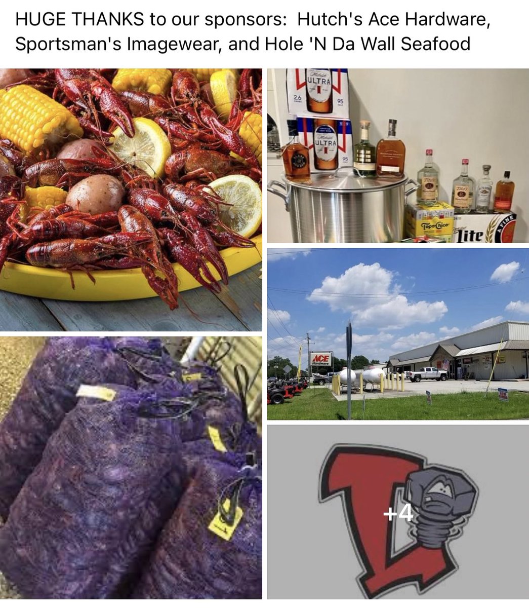 D___jMurray's tweet photo. We’ve put together a HUGE raffle with $1500 in prizes (3 Sacks of Crawfish, 100Qt Boiling Pot,50Qt Bison Cooler and good selection of Adult Beverages) Tickets are 20$ each, 1 winner will be pulled on Facebook Live!!Message me if interested!! Thanks for the support #GeauxNuts🔩⚾️ https://t.co/iUS5O9rQ7k