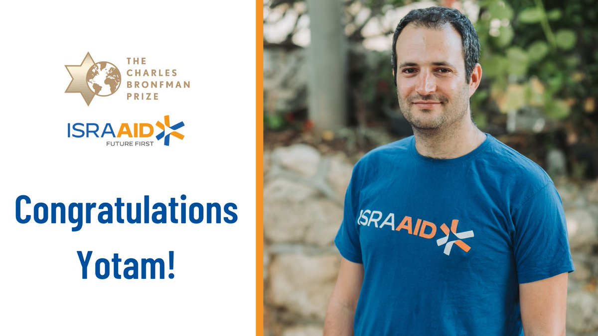 We are incredibly proud and excited to share that IsraAID CEO Yotam Polizer has received The Charles Bronfman Prize for 2023 <a href="/TCBprize/">The Charles Bronfman Prize</a> <a href="/y_polizer/">Yotam Polizer</a> 
Read more about the award and Yotam's 12 years with IsraAID here: thecharlesbronfmanprize.org/recipient/yota…