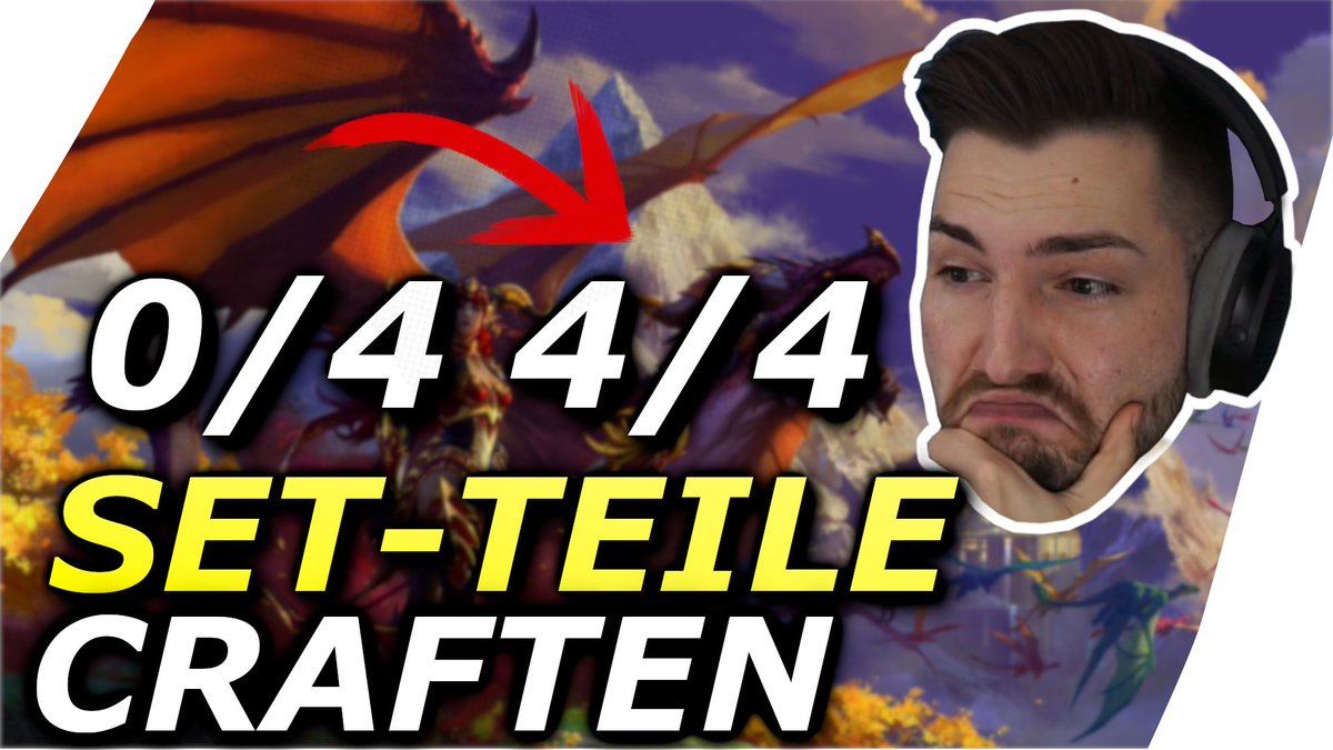 Ihr könnt jetzt Set-Teile craften. Wie das funktioniert zeig ich euch hier:

youtu.be/yPK-wQaYDT0