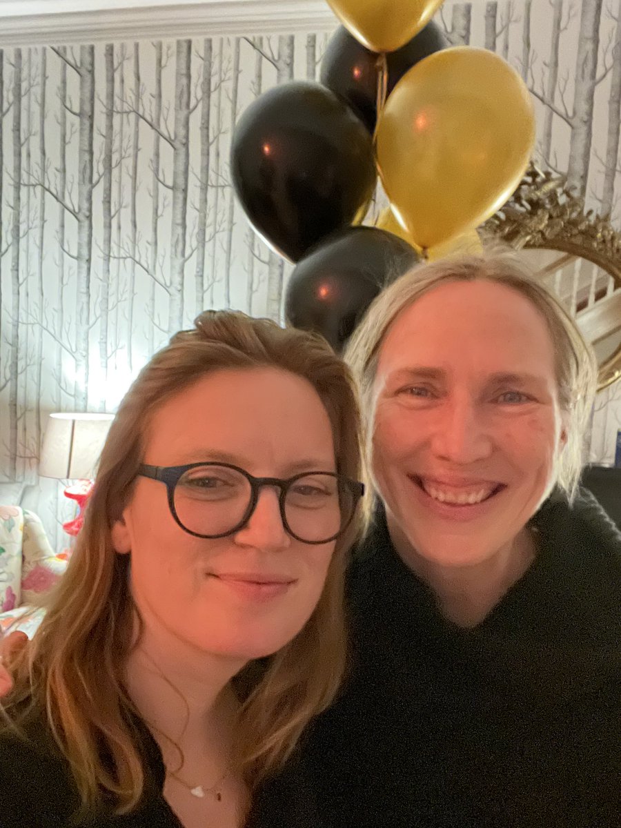 realsarahpolley's tweet photo. The beautiful and brilliant author of the novel Women Talking @BranchMiriam (Miriam Toews) and I, last night. I’m very lucky to know this woman and to have had the privilege of walking around inside her wild imagination. #WomenTalking https://t.co/qgiJAScX8p