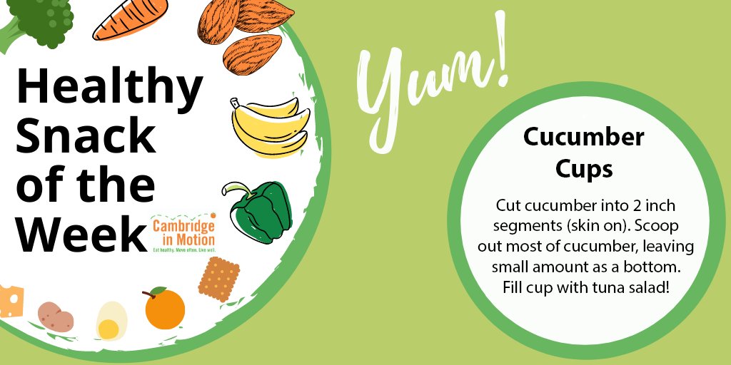 CambMotion's tweet image. Enjoy Our Healthy Snack of the Week: Cucumber Cups! @CambMA @cambridge_cpsd @CPSD_Nutrition