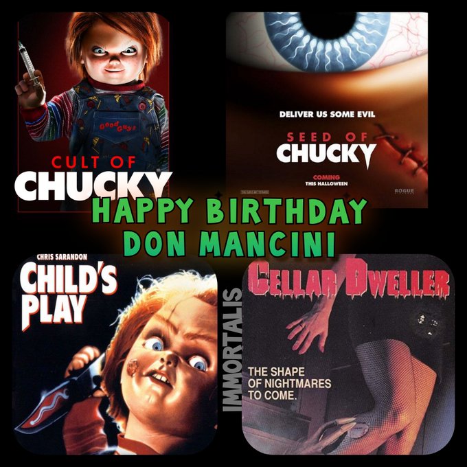 Happy Birthday to Don Mancini!

Here\s just some of his excellent works he worked on. 

Any fans of his? 