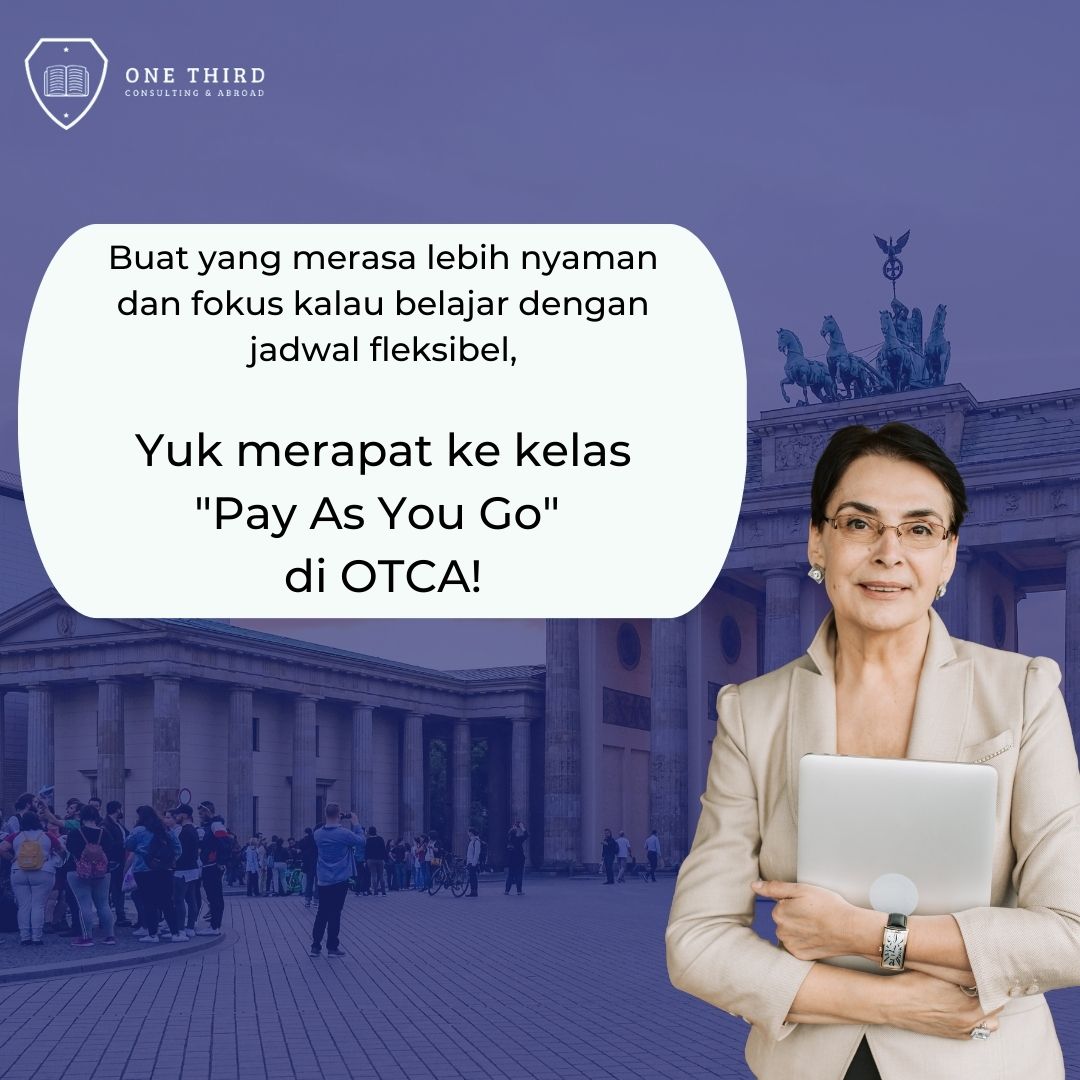 intipJerman's tweet photo. Ssttt, kelas "Pay As You Go" bahasa Jerman OTCA sudah hadir lho! 🔥

Dengan ikut sesi kelas yang jadwalnya fleksibel ini, dapatkan ilmu dan materi bahasa Jerman berkualitas!

Yuk segera daftarkan dirimu ke https://t.co/1Cy3HnWy8c !
Bis bald! 🙌
#OTCA #bahasajerman #deutsch https://t.co/cIUJkRBBcW