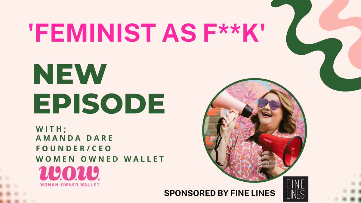 ‘Feminist as F**K!’ A woman with big entrepreneurial dreams and a passion for uplifting other women - we're talking about Amanda Dare, founder + CEO of Woman-Owned Wallet and this week's guest! ✨Episode Link in BIO 💫 Sponsored by <a href="/FINELINESCO/">FINE LINES COMPANY</a> #Retail #podcast #Feminism