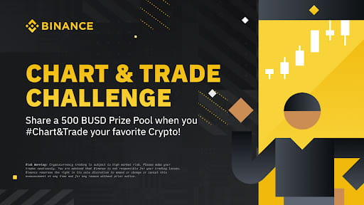 BinanceAfrica's tweet photo. Join the #ChartandTrade challenge &amp; stand a chance to be among 10 lucky winners to share 500 BUSD Gift Card rewards 💰

Get started ➡️ https://t.co/DvoxPtxNSj https://t.co/bstGoZLC0O