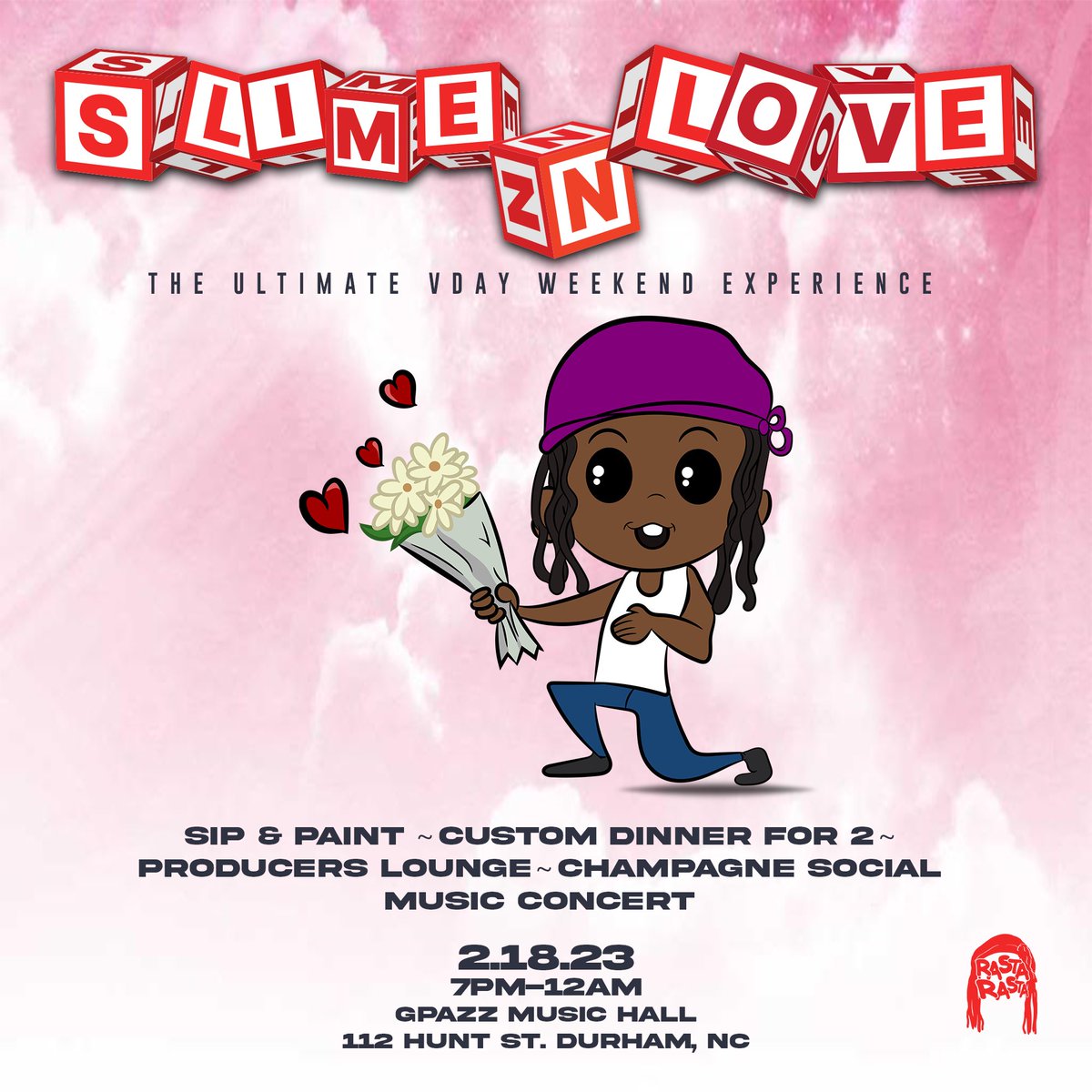 rastaaslimeyy's tweet photo. Gon head and tell your lady or your man that y’all got Valentine’s Day weeknd plans 💕

Stay tuned for more details, people interested in sponsoring or vending  , please reach out via DM.

#RastaRasta #Podcast #slimeway #slime #interviews #thingstodo https://t.co/rSWhhDTd4S