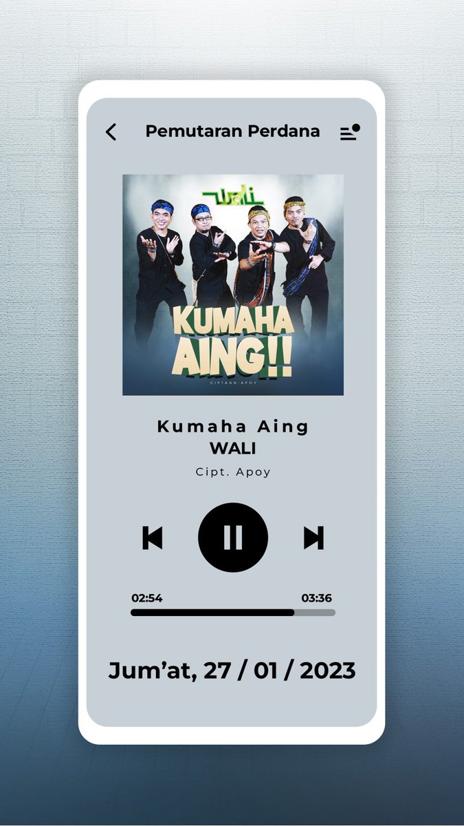 Siap - siap besok untuk parawali Indonesia.
Cc : <a href="/WaliBand_/">Wali Band</a> <a href="/NAGASWARA_ID/">NAGASWARA Music</a>