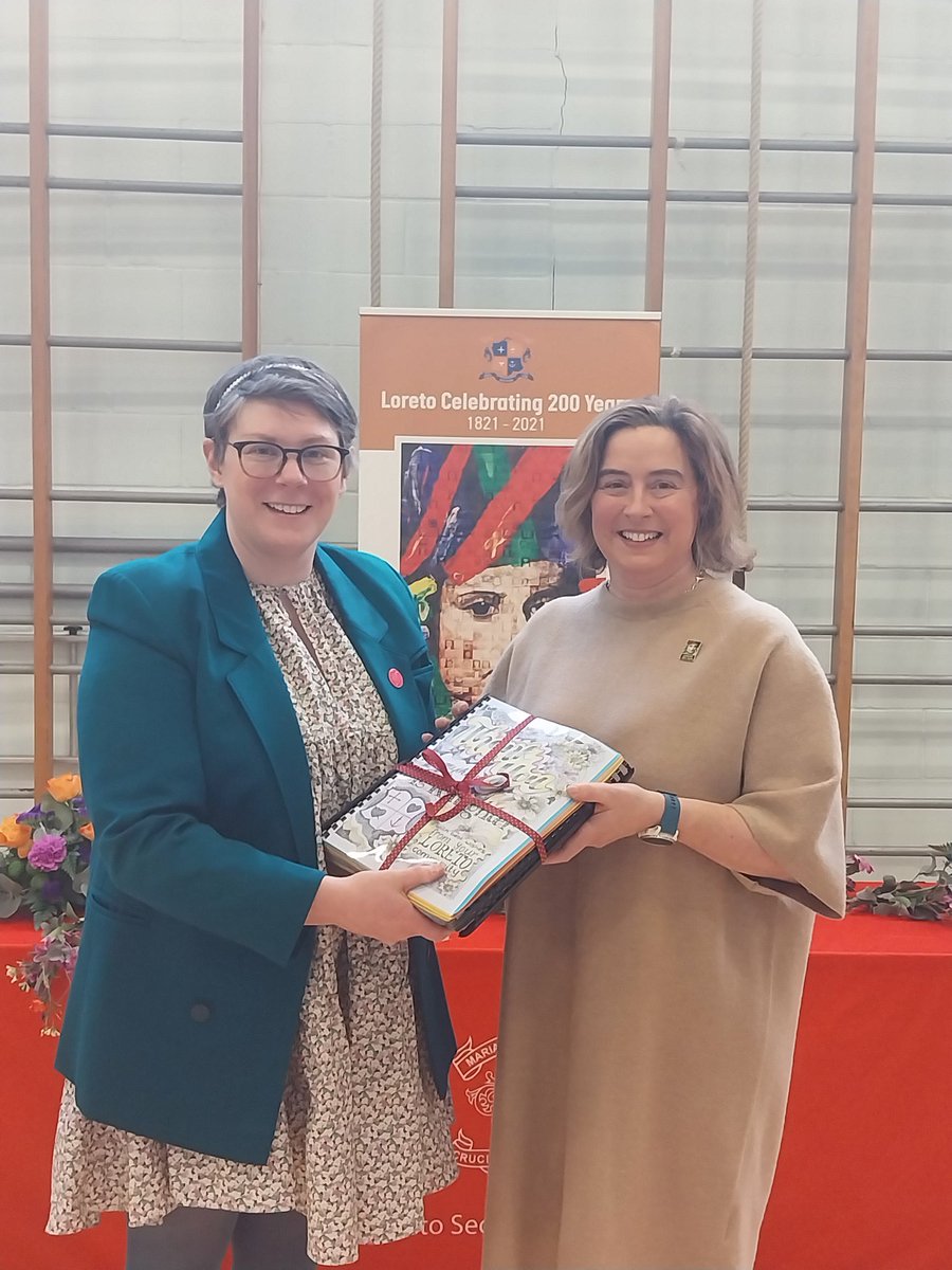 BrayLoreto's tweet photo. On Ms. Raughter's final Mary Ward Day, we are delighted to announce that Ms. Ryan will take over the role of Principal of Loreto Bray.
#loretocommunity #legacy https://t.co/KhpyF8AHvs