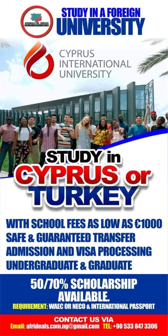 afridealsnig's tweet photo. *Satmakicyprus* offers

*Best flight promo*
*✅Make a reservation* 
*✅Book a ticket*
*✅Check for prices*
*✅Confirm your tickets*
*✅Verify your tickets*
*✅Okay to Board*
*✅50-1000% scholarship admission
*👉🏻Application &amp; processing of student permit* etc
All at discount rates https://t.co/gLvVheXw3b
