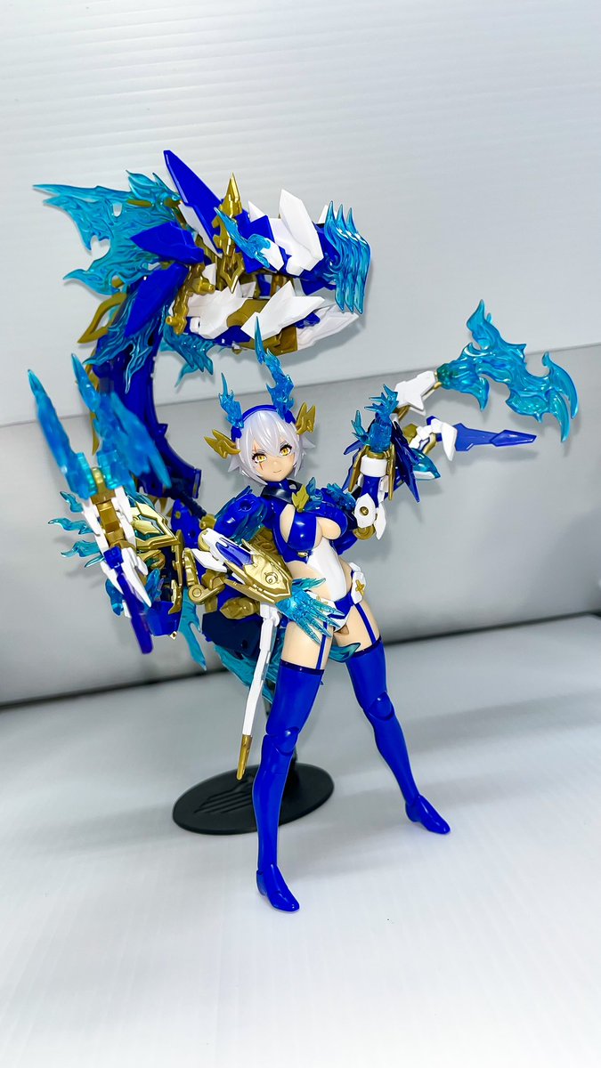 メガミデバイス 皇巫 スサノヲ 蒼炎 フローズンエッジ 模型