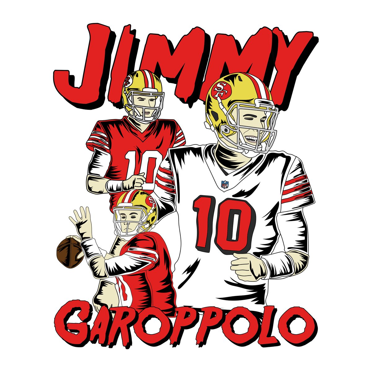 Jimmy Garoppolo #73
.
.
#camiseta #camisetas #camisetasmasculinas #camisetasfemininas #moda #roupas #streetwear #jimmygaroppolo #sanfrancisco49ers #sf49brasil #nflbrasil #nflbr #futebolameriano #nfldazueira