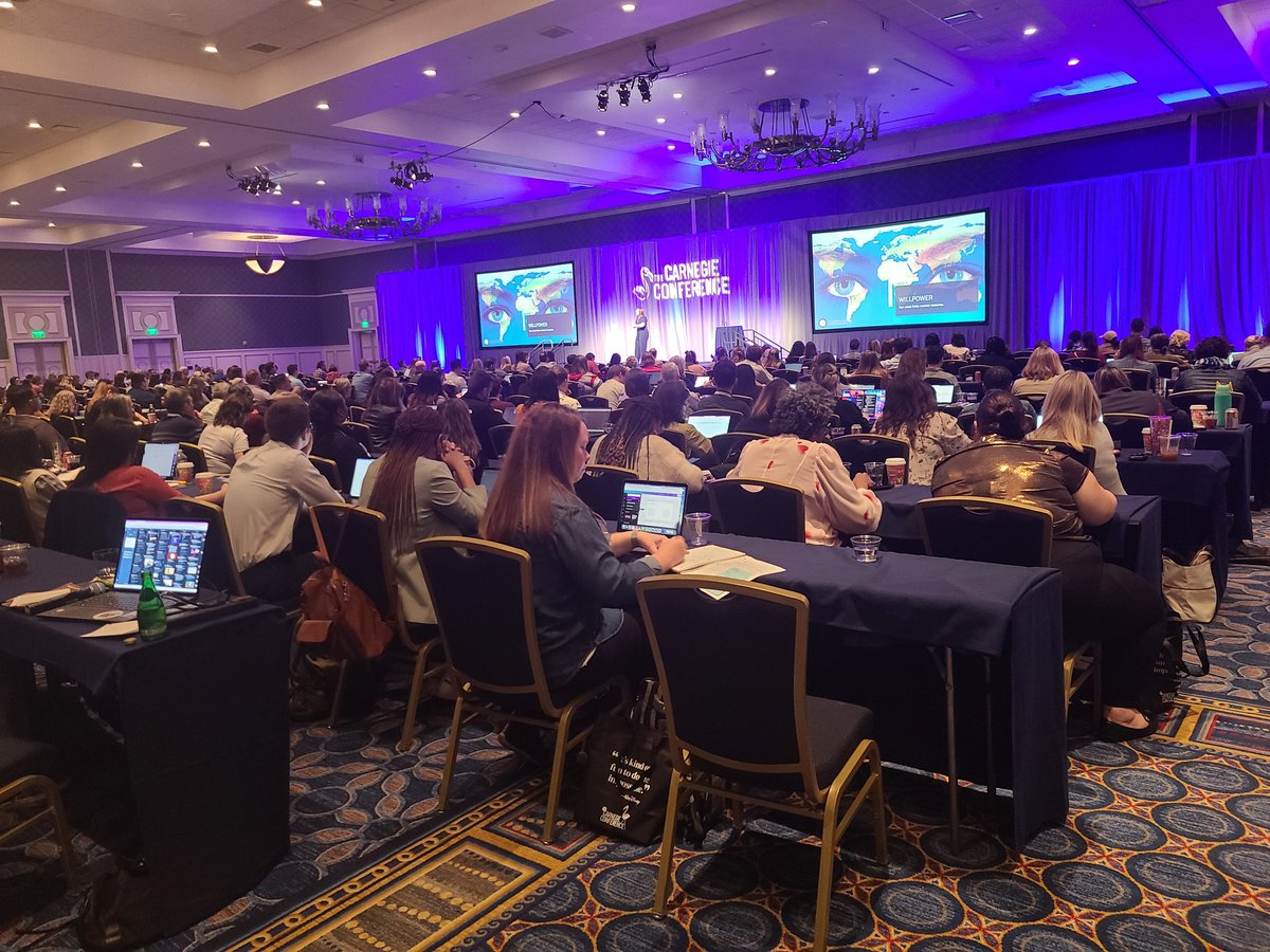 Better conversations, faster decisions, and stronger stategy. <a href="/dynamicjill/">Jill Schiefelbein</a> 🦩 #CarnegieConf