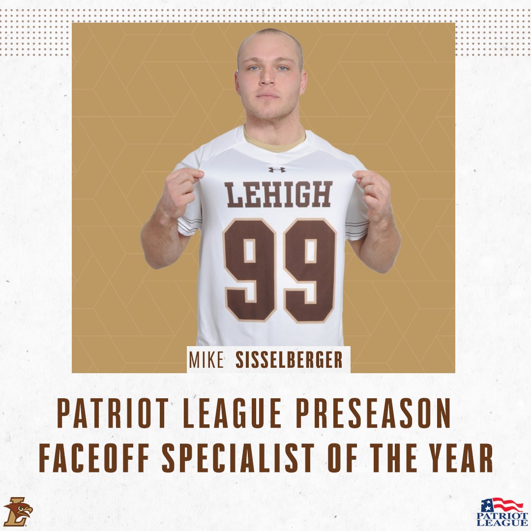 LehighMLax's tweet photo. Congrats to Mike Sisselberger and Scott Cole for being named to the @PatriotLeague Preseason All-League Team! 

Sisselberger was also named the  preseason Faceoff Specialist of the Year. 

🔗: https://t.co/QH1eP42iei https://t.co/iKhy5K7KFW