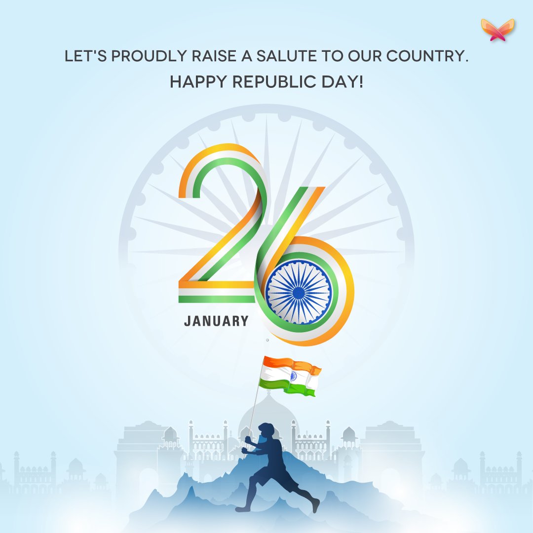 FEdumatics's tweet photo. Happy Republic Day, India! On this special day, our Constitution came into force in January 1950. Let's join hands and honor our motherland and the great freedom fighters. 

 Celebrating freedom and celebrating unity. 

#HappyRepublicday #republicday #Focusedumatics https://t.co/ALRreqKjjx