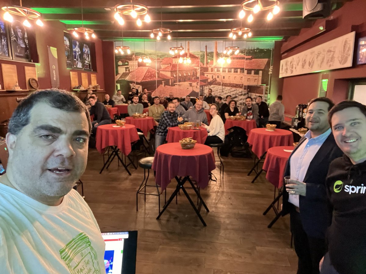 odedia's tweet image. #SpringOne Watch Party Zagreb, let’s begin! 😎