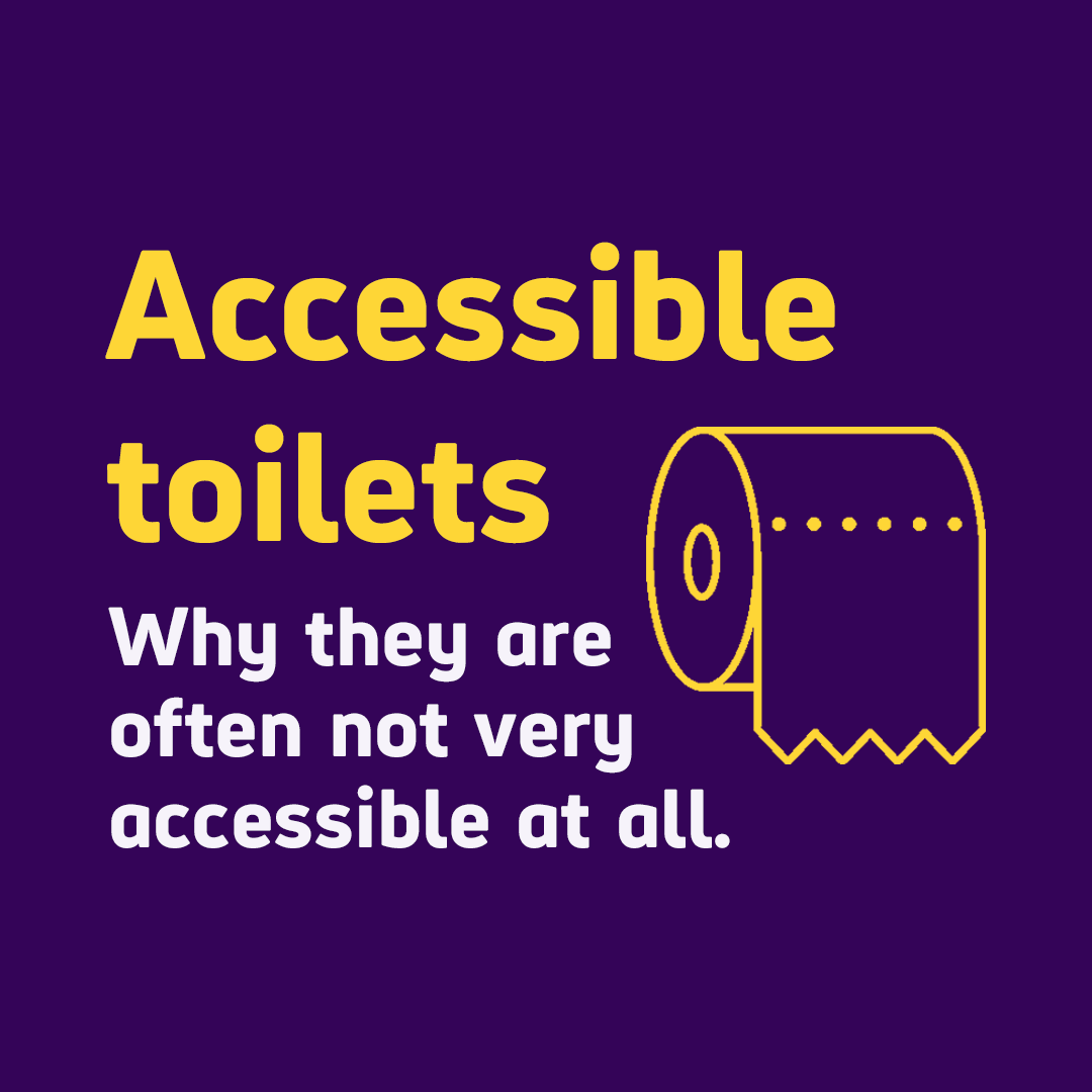 We need to talk about toilets 🚽

Accessible toilets are supposed to make going to the loo easier for disabled people. Often though, that isn't the case. So, what's the problem?

A great thread on our online community inspired us to highlight some common issues 🧵