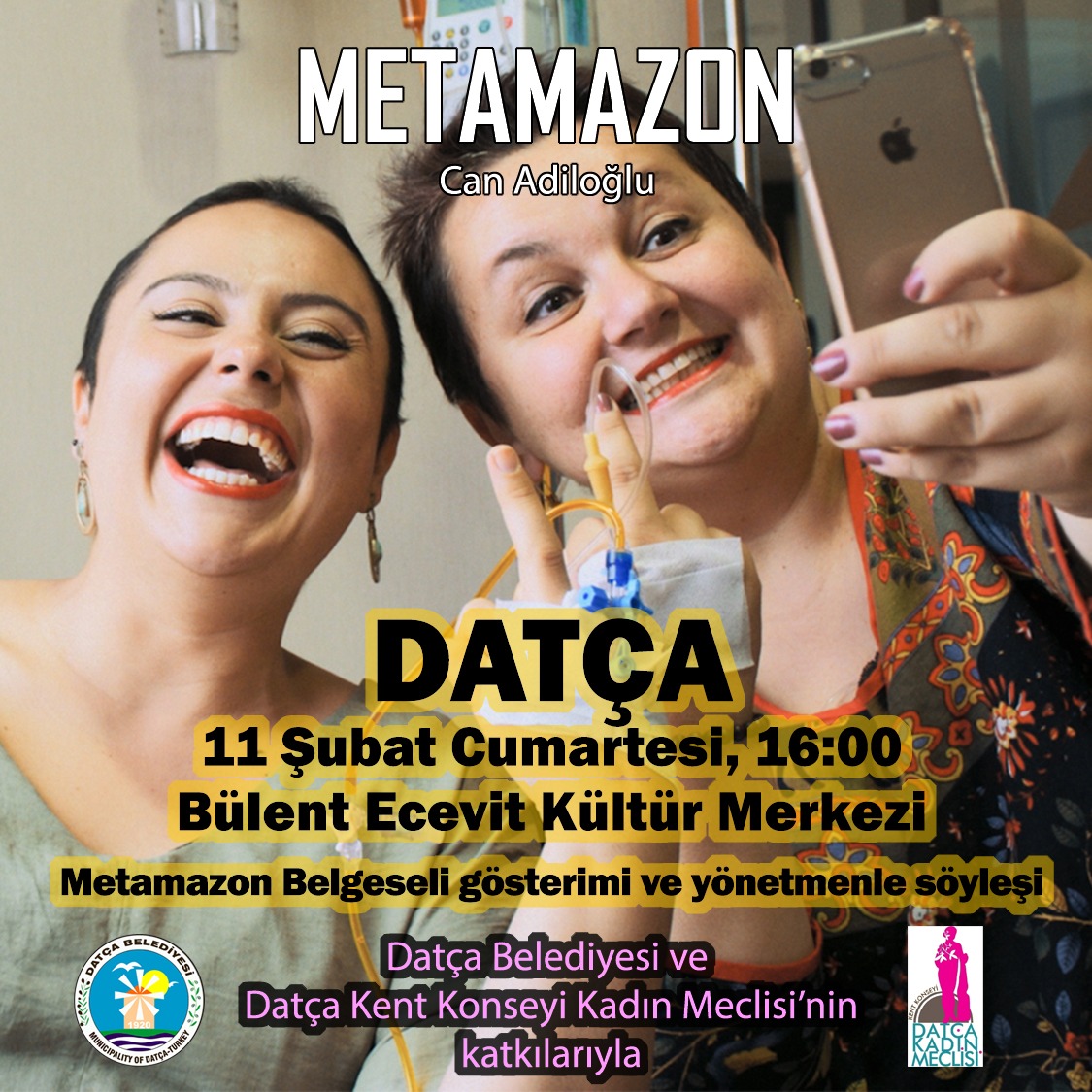DatcaKent's tweet image. Davetlisiniz 📌Metamozon Belgeseli Gösterimi ve Yönetmenle Söyleşi
11 Şubat 2023 16.00 Bülent Ecevit Kültür Merkezi