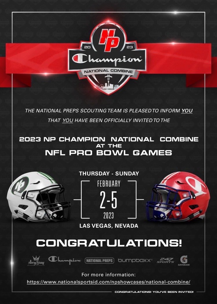 Thank you <a href="/NPShowcases/">National Preps Showcases</a> and <a href="/NP_Recruiting/">National Pros Recruiting</a> for the invitation. Y’all know I’m coming with the heat. <a href="/CoachCoop84/">AJ Cooper</a> 
<a href="/CoachViane/">V</a> 
<a href="/CoachHowe/">Shawn Howe</a> 
<a href="/coachasuega/">Coach Asuega Recruiting Page</a> 
<a href="/SSovacool55/">Sean Sovacool</a>