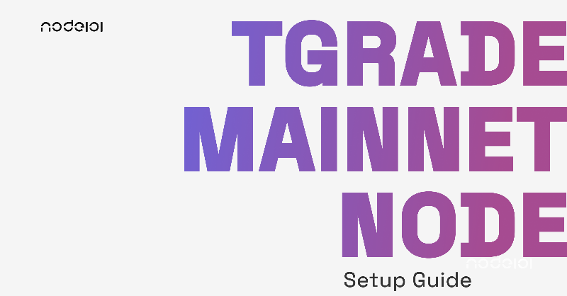 node_101's tweet photo. Unlock the mysteries of @TgradeFinance!
Our mainnet #node installation video is now available on our YouTube channel - don't miss this chance to dive into the unknown! 👀
#Tgrade mainnet node installation is very easy with our single-command guide. 📜
Watch the video👇👇
