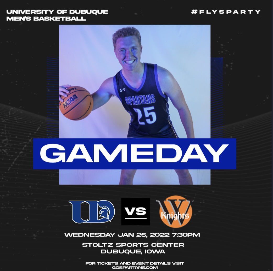 🚨GAMEDAY🚨
🏀 - Wartburg College (7-10) 
📍 - Dubuque, IA 
⏰ - 7:30 PM
📺 - udspartans.com/showcase?Live=…