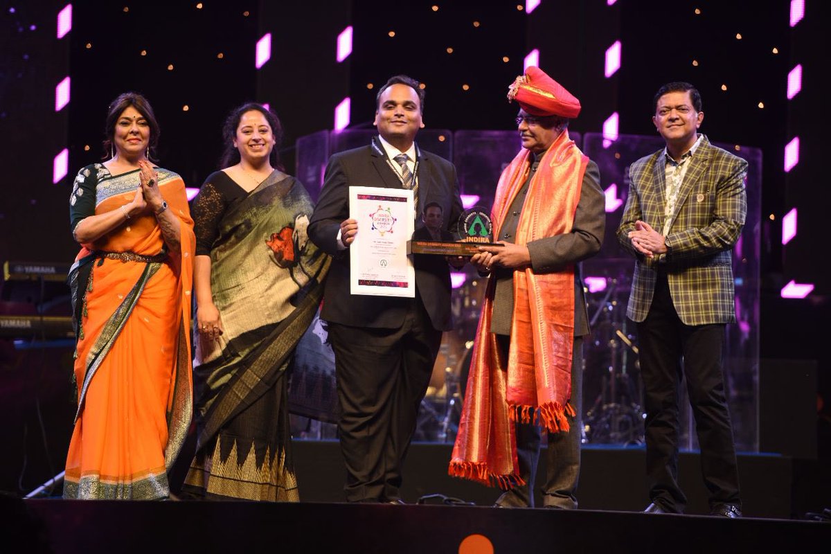 ankitjindal85's tweet image. Interacted with young minds at Indira University in Pune, saw a killer performance by BPraak, and received a diversity award