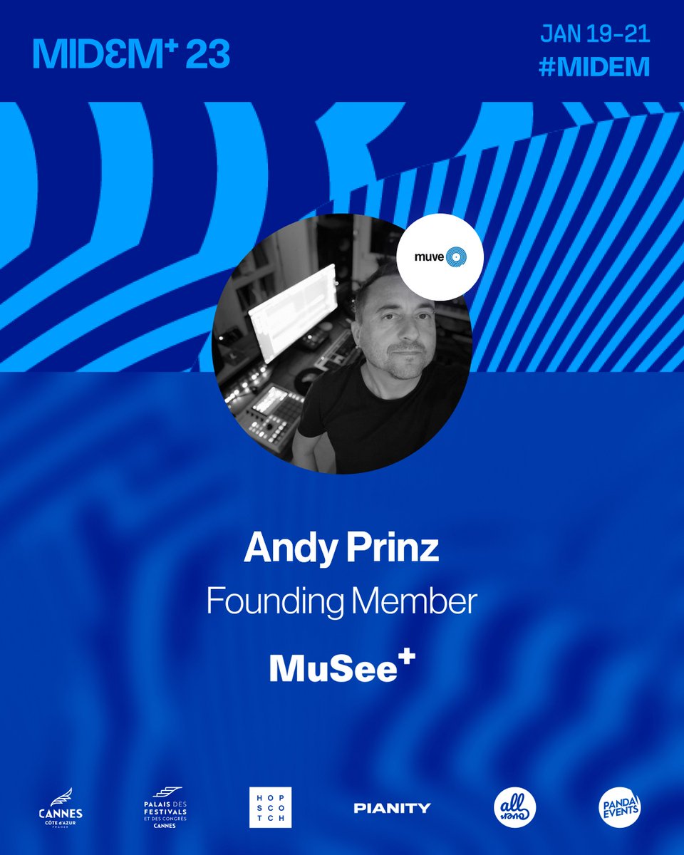 andyprinz's tweet photo. proud to be a founding member of the new and fabulous @midem - gonna be huuuge! community is key! #mid3m #futuremusicbusiness #web3community #MuSee+ 😍 https://t.co/RW9HwOIPg0