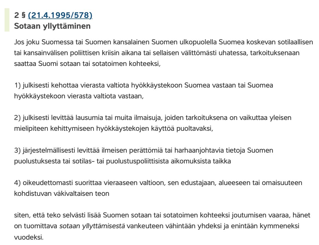 IkeNovikoff's tweet photo. 25.1.2023 Suomi ei ole vielä sodassa. Miksi @niinisto on Ukrainassa sotatamineissa? Niinistö ja eduskunta vaarantavat omalla toiminnallaan Suomen turvallisuuden toistuvasti. Suomea yllytetään sotaan valtionjohdon toimesta. Tulostakaa ja lukekaa ajatuksella sotilasvalanne. https://t.co/WQz61bq9AD