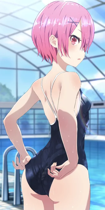 #くそ寒いので水着絵を貼る 