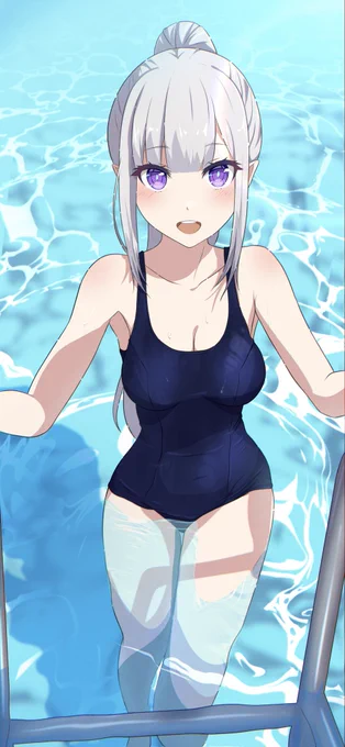#くそ寒いので水着絵を貼る 