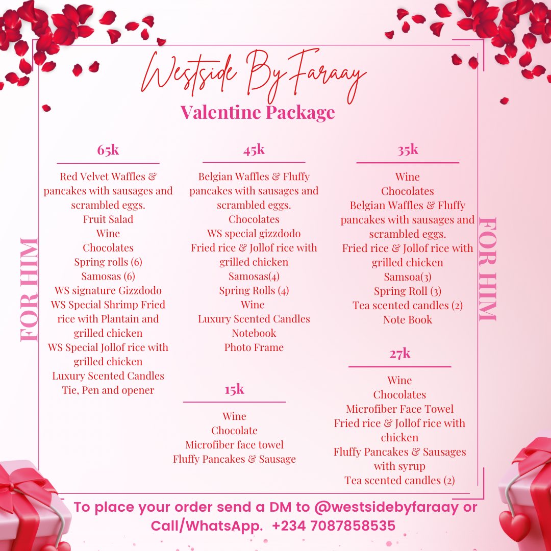 westside_faraay's tweet photo. It’s review o clock!

Here are some reviews from our customers who trusted us to deliver last Valentine’s Day. 

Send us a Dm with the package you have in mind and trust us to always deliver the best and your money's worth.

#ValentinesDay2023 #BBNaijaTitans #trending https://t.co/Hh3RkGssj7