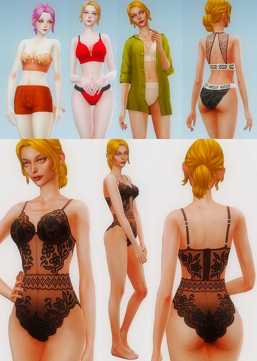 meonmeon_sims's tweet photo. 「Simtimates Collection Kit」の方のレポもblogに書きました。アイテム確認したい時とかにどうぞ~(*'ω'*)
いままで少なかった下着を沢山増やすパックです!
オシャレでかわいいやつあって良かった
#SimtimatesCollectionKit #sims4 #シムズ4
https://t.co/KK1jU9Adi3 https://t.co/PdNdeHf7wL