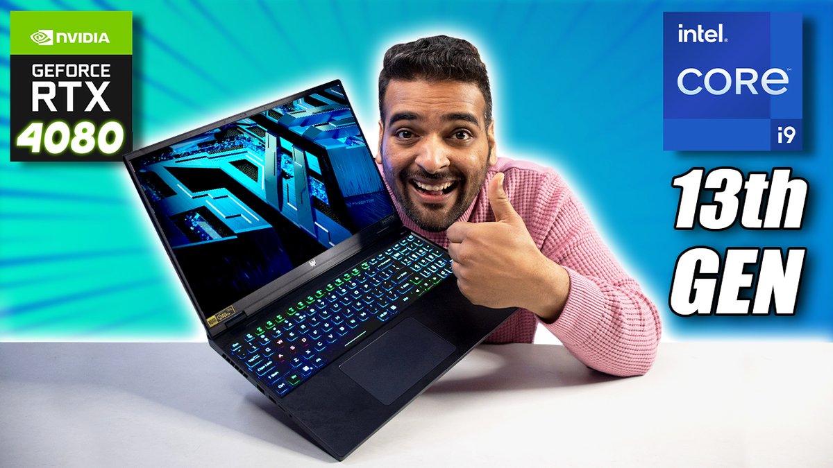421Gadgets's tweet photo. @acer @IntelIndia Intel i9 13th Gen + NVidia RTX4080 Review is here.. 
https://t.co/U2dx03s7zx https://t.co/mHr399j3qN