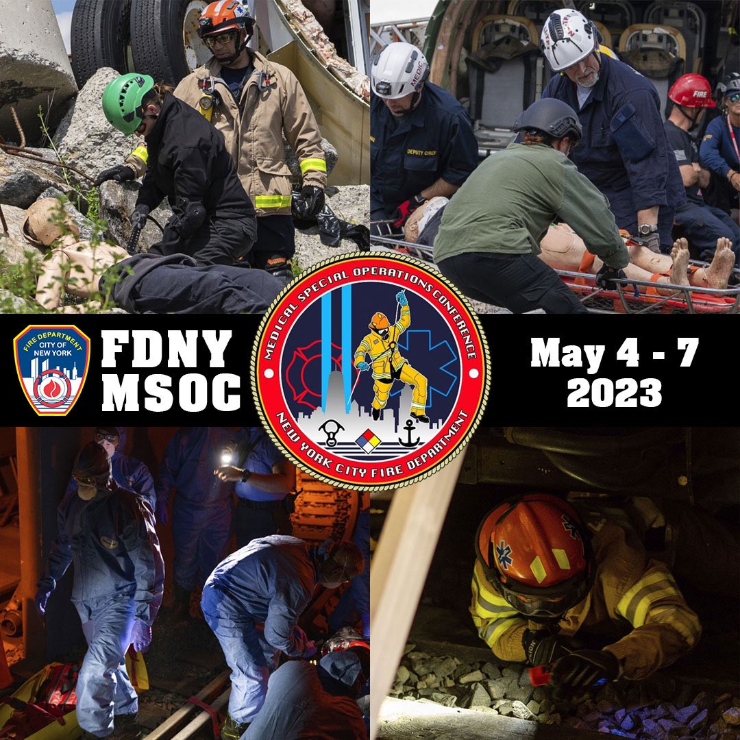 FDNYPro's tweet image. Registration is now open for the 2023 FDNY Medical Special Operations Conference (MSOC)! The #FDNY, in partnership with the @fdnyfoundation, is proud to invite all first responders to the annual event. Register at fdnypro.org/msoc