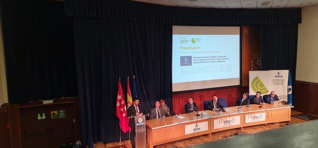 CTengineers's tweet photo. Nuestro compañero Francisco Andrés Pérez ha participado esta mañana en una ponencia en las jornadas organizadas por Fundación Círculo de Tecnologías para la Defensa y la Seguridad sobre el impacto de la #IA.
CT participa en los principales programas de innovación en el sector. https://t.co/iJ0V9Vo310
