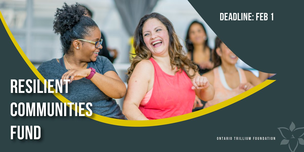 📣 This is the last week to submit your application for the Resilient Communities Fund’s February 1 deadline. Submit your final application as early as possible to avoid expected high traffic volume in the application portal on the final day! otf.ca/our-grants/res…