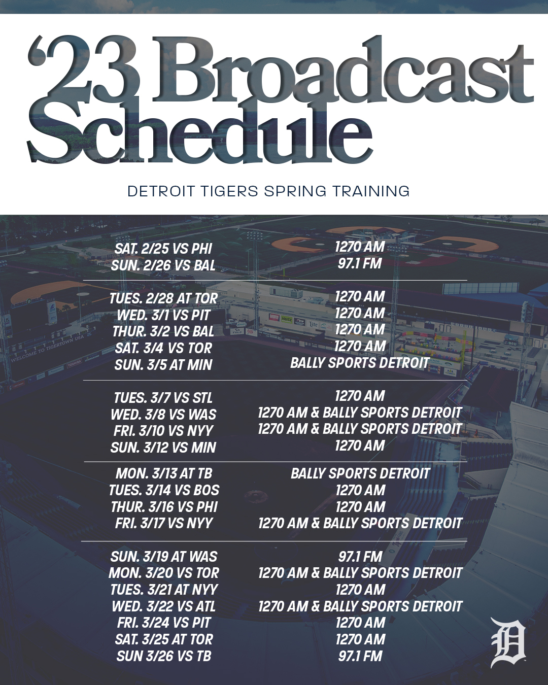 Detroit Tigers Games On Tv