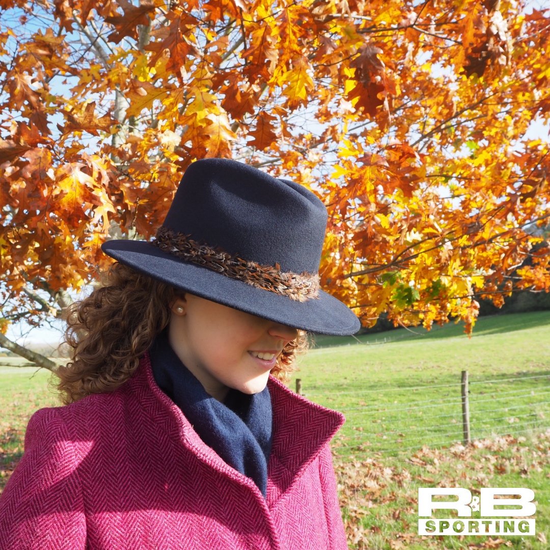 RB_Sporting's tweet photo. Ladies... Are you heading to @cheltenhamraces for the Festival Trails Day this weekend? 🏇 Have you got your outfit sorted? Looking for that perfect race day accessory? ✨

We have a gorgeous range of wool felt fedoras from @alanpaine1907 to add that perfect finishing touch! https://t.co/P4HrOlBBBQ