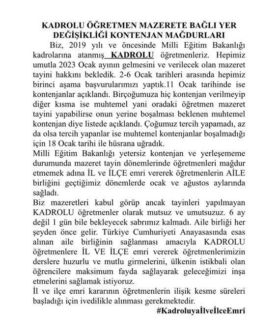 TheChemist16's tweet photo. Hakkımız var kontenjan yok.Daha kaç yıl sürecek? 
#OcakMazereteİlveİlcEmri
@RTErdogan 
@tcmeb
@_aliyalcin_ 
@ersoyakif1 https://t.co/1nC6u8Jt3B