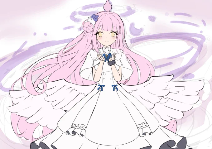 †天使降臨†  少しお待ちください。ヾ(≧▽≦*)o#ブルアカ #ミカ 